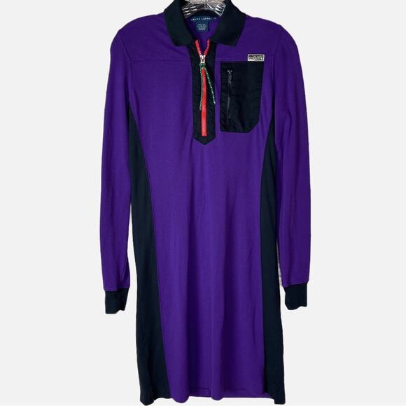 Ralph Loren Pima Cotton Gorpcore Polo Dress - Picture 1 of 8